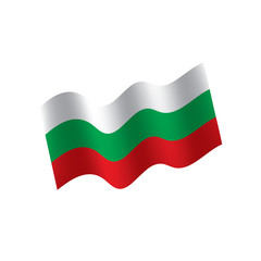 Bulgaria flag, vector illustration