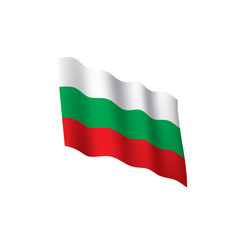 Fototapeta premium Bulgaria flag, vector illustration