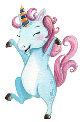 Watercolor unicorn 
