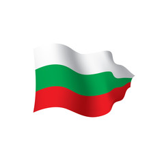 Bulgaria flag, vector illustration