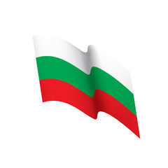 Bulgaria flag, vector illustration
