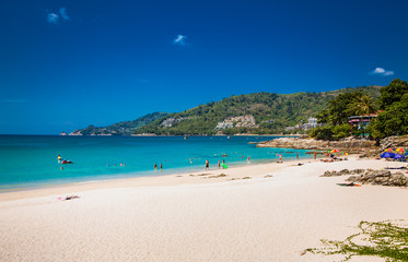 Fototapeta na wymiar Patong beach in Phuket, Thailand.
