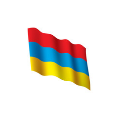 Armenia flag, vector illustration