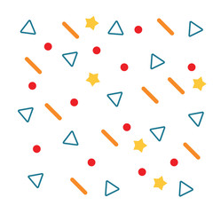 Geometric Background Vector Template Design