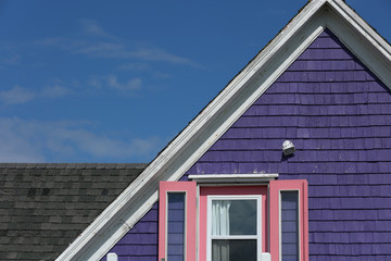 Purple roof top in Magdalein island