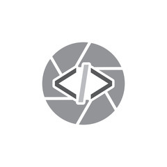Code Camera Logo Icon Design