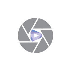 Video Camera Logo Icon Design