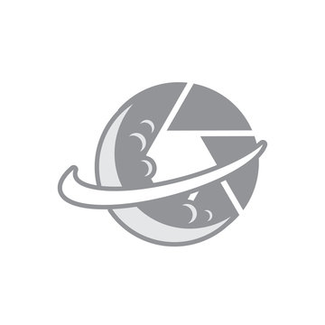 Planet Camera Logo Icon Design