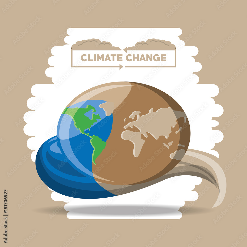 Sticker Climate change design