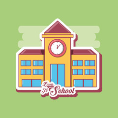 Obraz premium Back to school icon