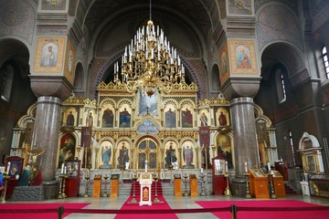 Fototapeta na wymiar Uspenski-Kathedrale in Helsinki, Finnland