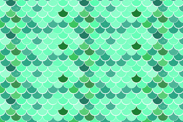 Seamless pattern of fish scale background © Artemistic