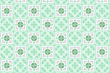 Seamless pattern of Moroccan mosaic,vintage tiles,background
