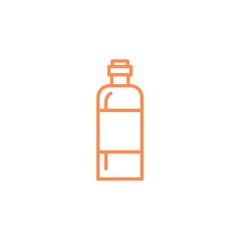 Obraz premium bottle, icon. Kitchen appliances for cooking Illustration. Simple thin line style symbol.