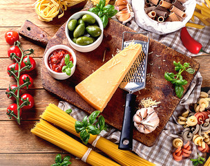 Italian food background