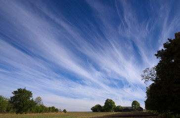 Obraz premium Promienie chmur