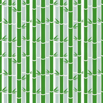vector bamboo seamless pattern © twelve.std