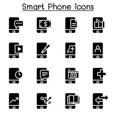 Smartphone icon set