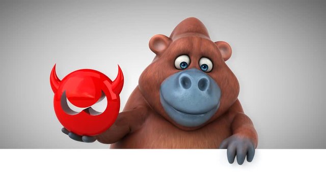Fun orang-outan - 3D Animation