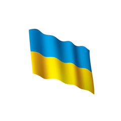 Ukraine flag, vector illustration