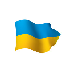 Ukraine flag, vector illustration