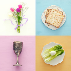 Pesah celebration concept (jewish Passover holiday).