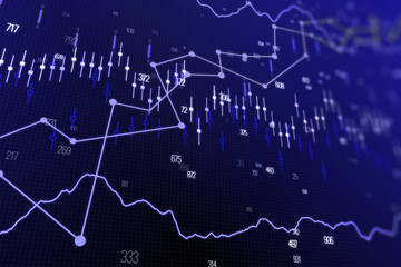 Investment and tarde concept