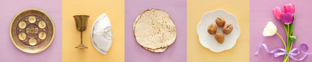 Pesah celebration concept (jewish Passover holiday).