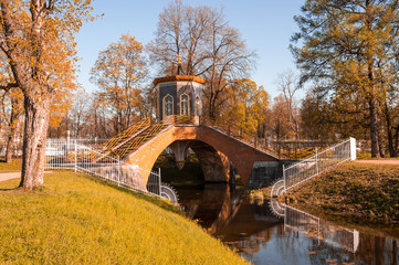 Bridge across canal in Alexander's park