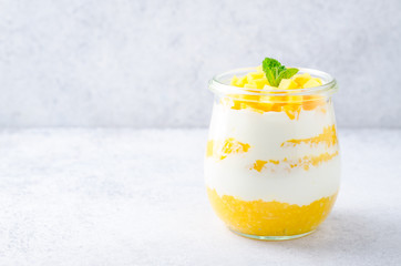 Greek yogurt with mango