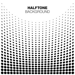 Abstract Halftone Background. Vector illustration