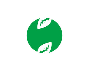 circle leaf logo