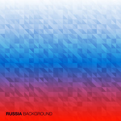 Abstract Background using Russia flag colors. Vector illustration 