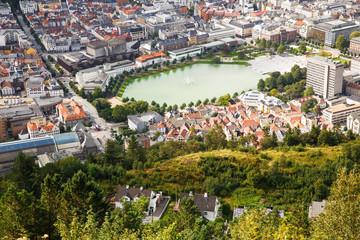 Obraz premium Bergen city