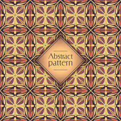 Abstract geometric retro seamless pattern. Vector background.