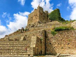 The castle of Montalbano Elicona, Sicily, Italy.