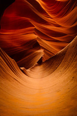 rock formations in Lower Antelope slot canyon