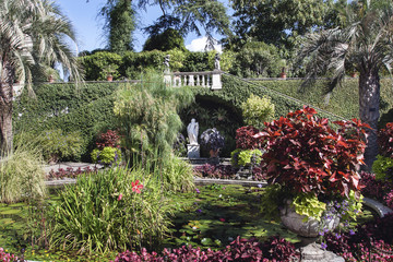 Obraz premium Isolated Whorled, island of the Lake Maggiore, the province of Piedmont, Italy