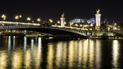 Fototapeta na wymiar Paris Night & Light