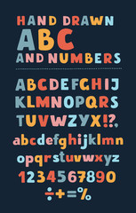 Alphabet and numbers