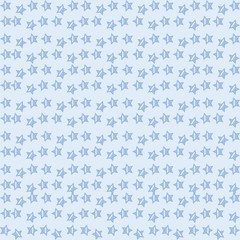 vector abstract seamless background pattern stars, blue color