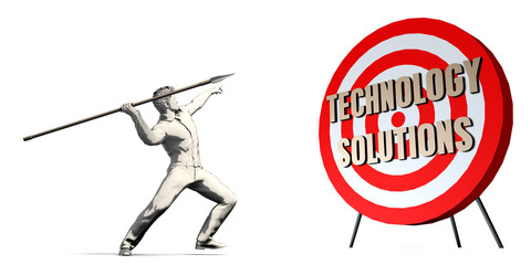 Fototapeta premium Technology Solutions