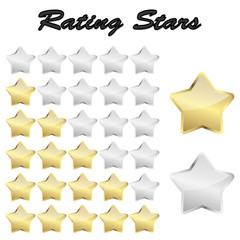 review stars vector