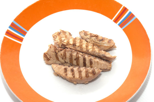 filetti di sgombro sott'olio ai ferri