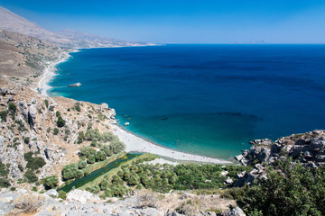 Fototapeta premium Crète - Plage de Preveli