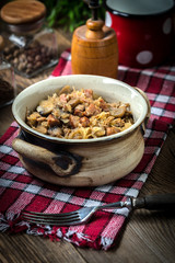 Traditional polish sauerkraut (bigos).
