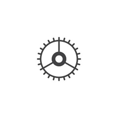 cogwheel icon. sign design