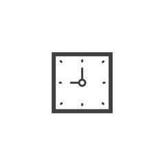 clock icon. sign design