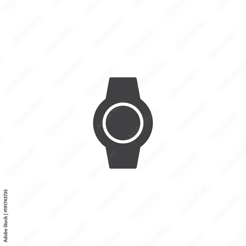 Wall mural watch icon. sign design