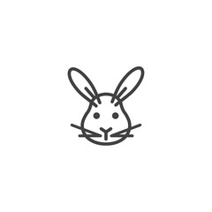 Fototapeta na wymiar rabbit icon. sign design